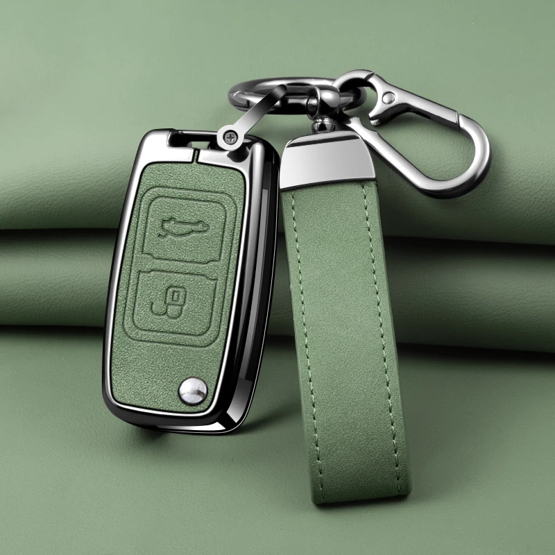 

For Chery car key protection case A1 remote control case A3 shell A5 Tiggo E5 Karry K50 Fengyun 2-key keychain