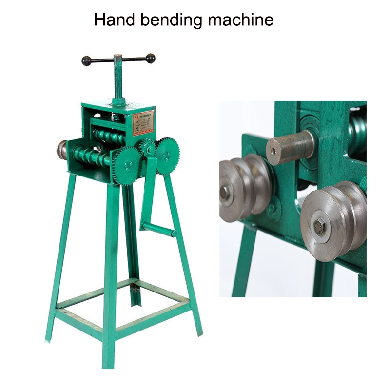 50 Type Metal Wire Pipe Bending Machine Manual Steel Pipe Bending Machine Steel Pipe Bend Machine Large Arc Bender