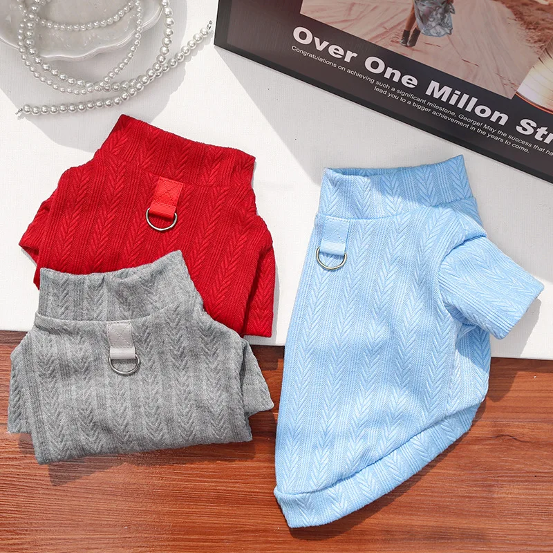 

XS-2XL Dog Base Shirt Soft Pet Outfits Cats Clothes For Small Breeds Dogs Puppy Vest Flexible Comfortable Pet Clothing Wholesale