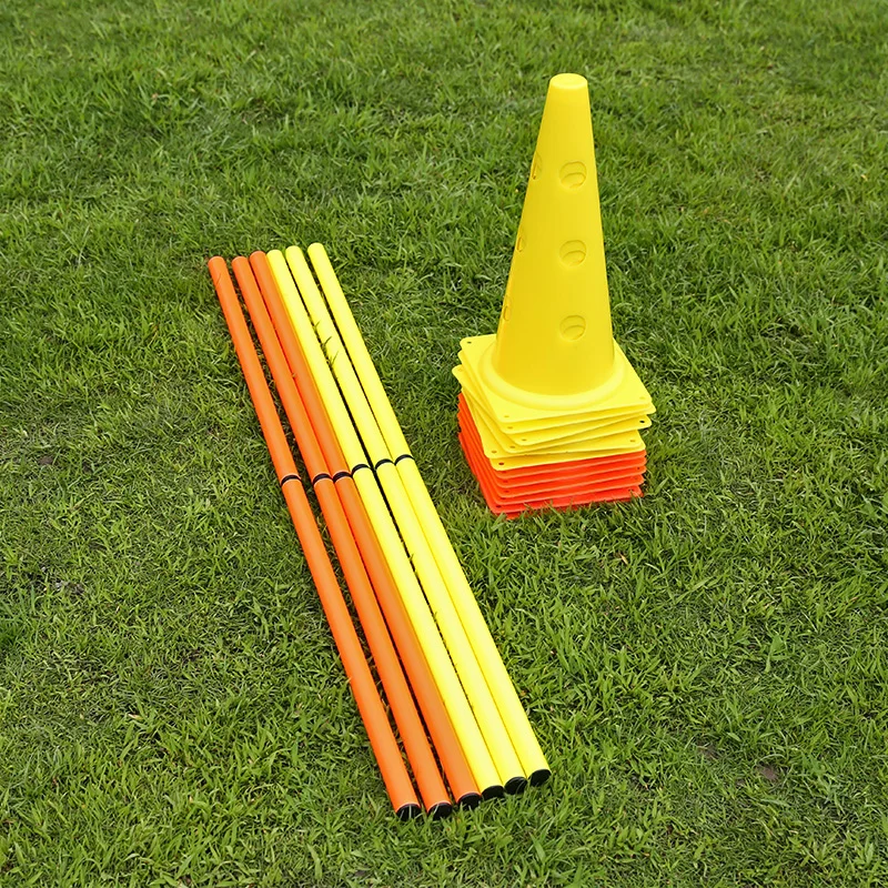1set 38cm football and basketball training equipment logo bucket barrier ice cream cone training barrier post logo plate