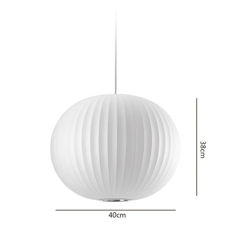 

Denmark Design Bubble Silk Pendant Lamp Chandelier Suspension Hanging Light for Dining Living Room Kitchen Island Bedroom Loft