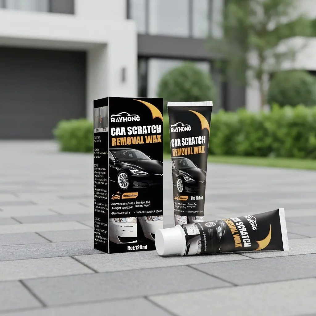 

120ml Motorcycle Auto Polish Paint Restorer - Waterproof Glossy Shine Wax with Anti-UV & Scratch Repair