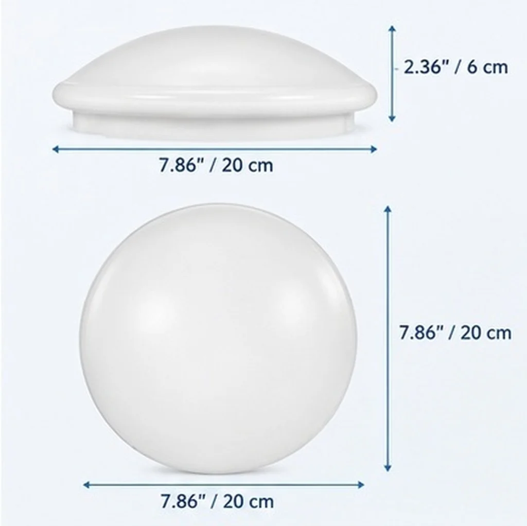 Ceiling Fan Lamp Cover Acrylic Replacement Frosted Light Shade Mushroom 7.86 Od 7.5 Id Fan Lamp Globe for Bedroom Living
