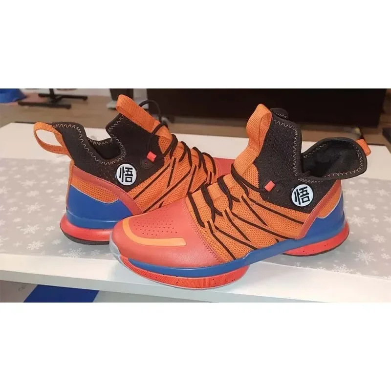 Nowy Dragon Ball Anime Son Goku Kakarotto Buty do koszykówki Mężczyźni Kobiety Oddychające buty sportowe Student Młodzież Antypoślizgowe trampki