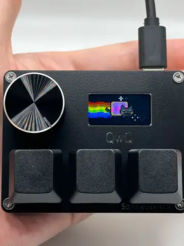 O3C SayoDevice OSU O3C Rapid Trigger Hall Switches Magnetic Pink Switches Keyboard With Knob Screen Copy Paste Shotcut