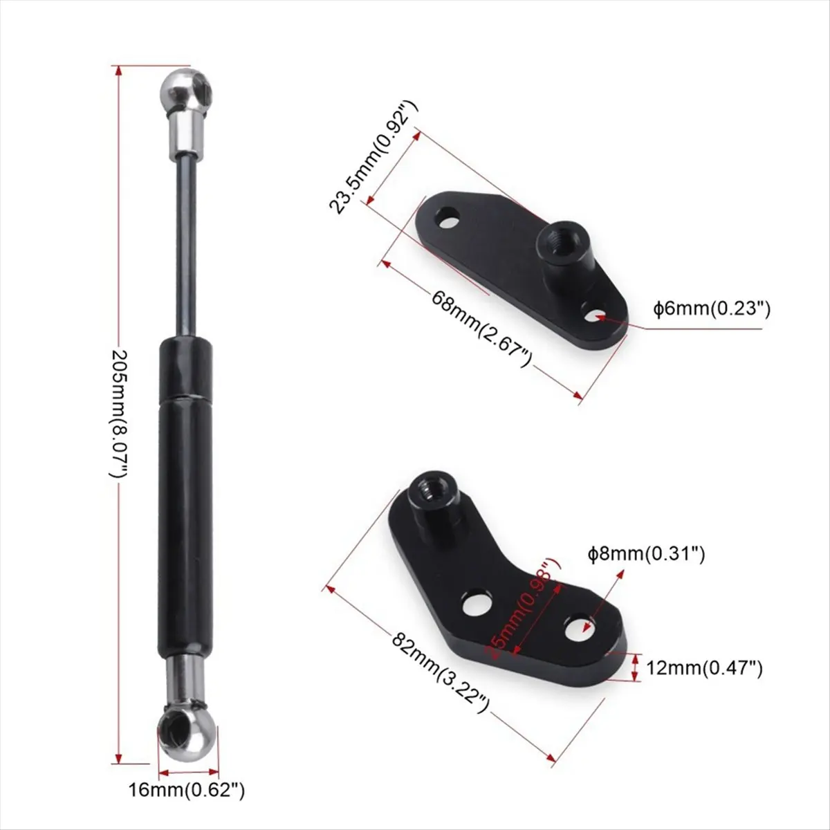 Super Sale ATV/UTV Tail Door Opener Shock Set Door Slow Down Support Rod for Can-Am Maverick X3 2017-2022 Door Stopper Speed Mut