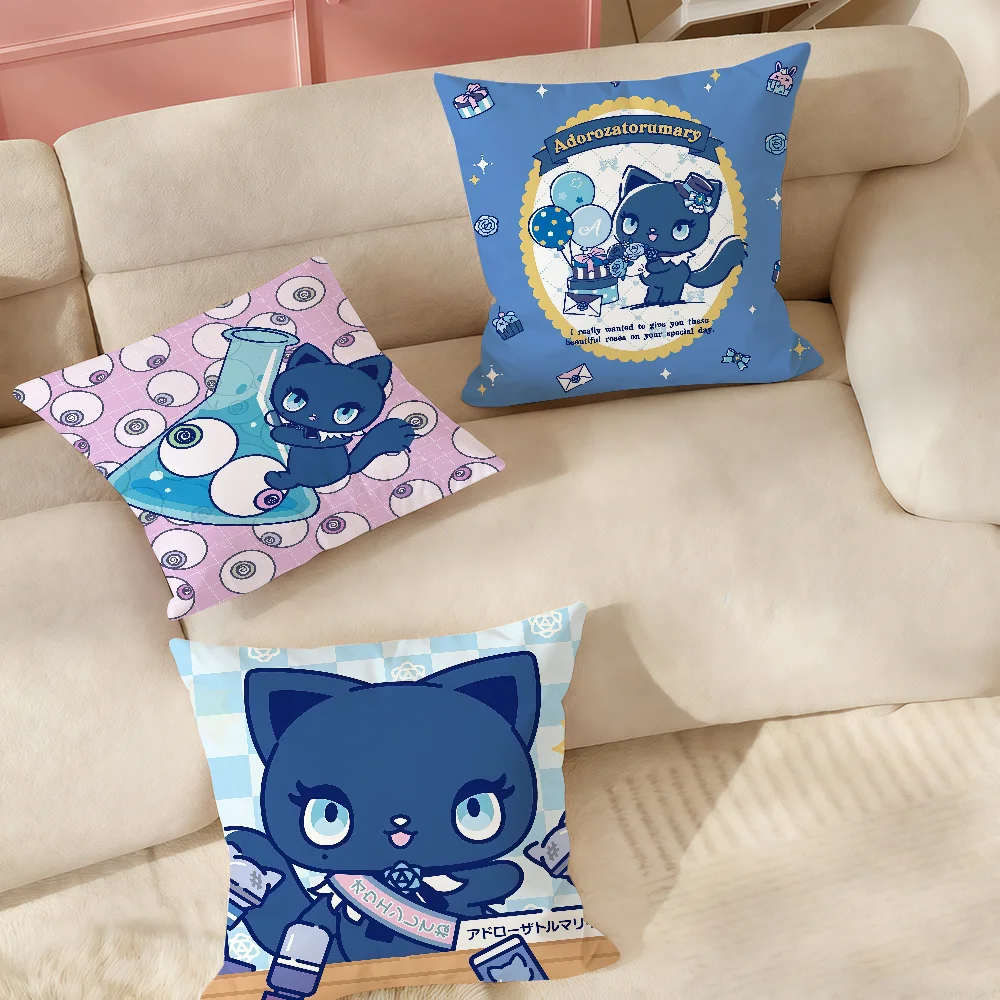 Cartoon Cute A-Adorozatorumary Pillow Case Suitable For Bedrooms Living Rooms Cars Home Decoration