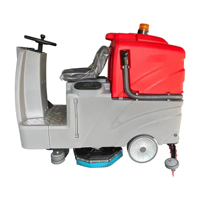 Factory shopping mall floor washing truck supermarket electric sweeper seat driving floor washing machine