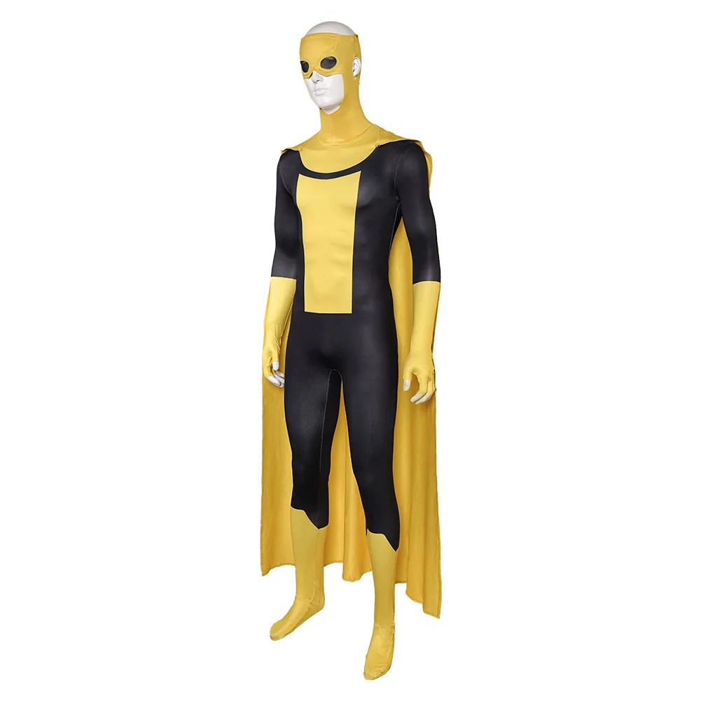 Invencível mark grayson cosplay fantasia traje disfarce para homens zentai terno macacão roleplay outfits halloween carnaval terno