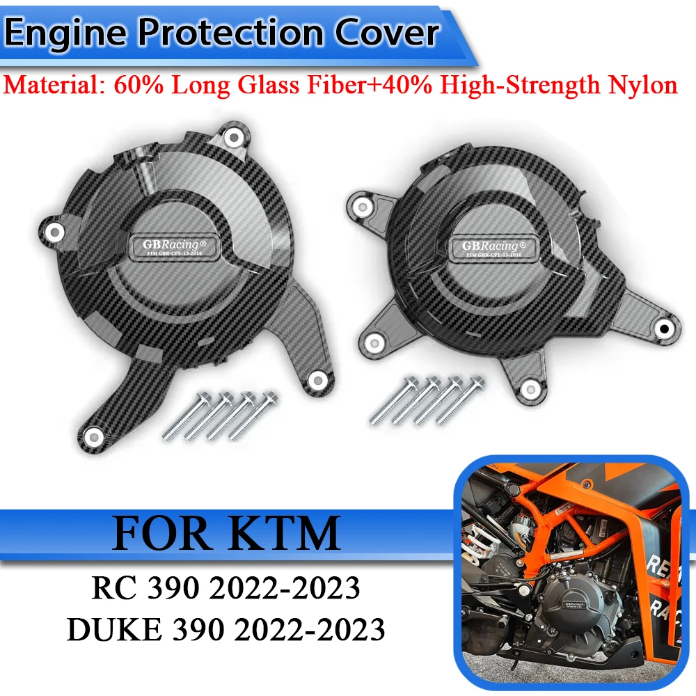 

For KTM 390 DUKE 2022-2023 RC 390 2022-2023 Motorcycle Engine Protection Cover