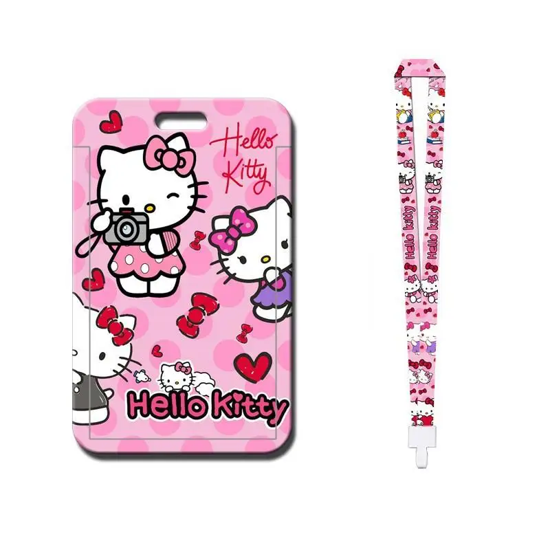 Tali Gantungan Kunci Anime Kawaii Kucing Anjing Lucu Untuk Penutup Kartu Tempat Kartu Identitas Gantungan Kunci Untuk Aksesoris Perhiasan Hadiah Penggemar