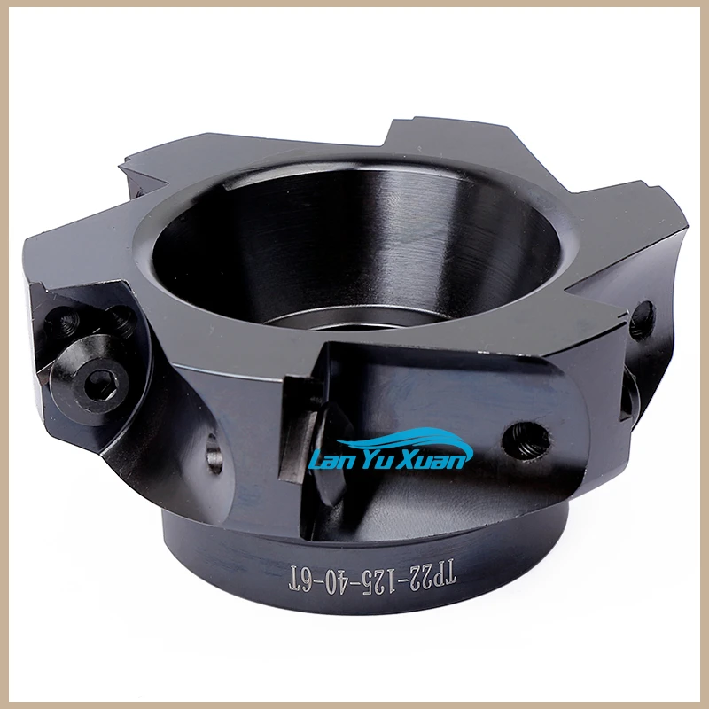 

TP22-50-22-4T TP22-63-22-4T Right angle square shoulder indexable face milling cutter shell mill for TPKN22 carbide inserts