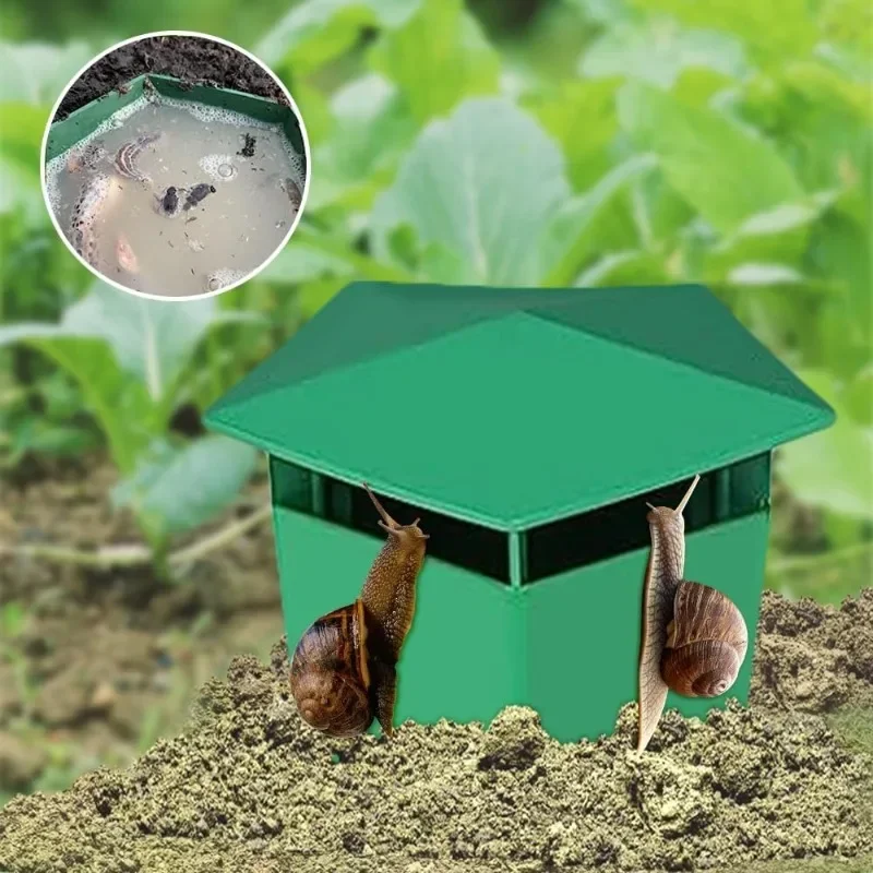 Snail Trap Catcher Slug Cage Eco-friendly Slug Reject Gintrap Trap Catcher Reusable Pest Bait Station Tool Garden Farm Protector