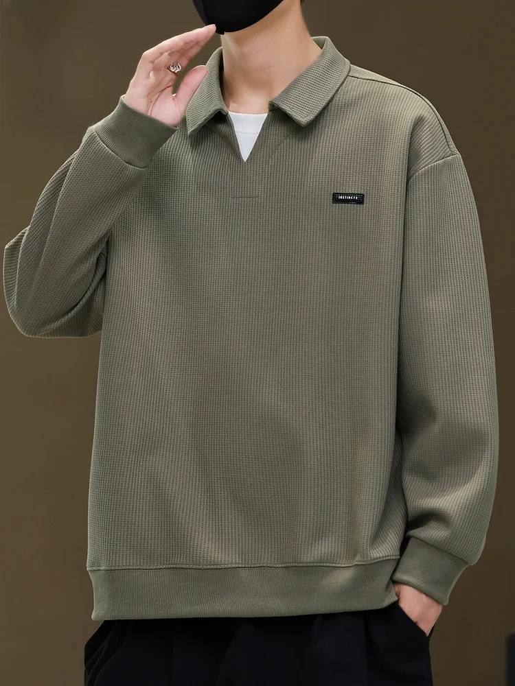 

Fake Two-Piece Hoodie Men's Casual Long Sve T-irt Spring Trend Base Layer Clothing Comfortable Loose Fit Cotton ...