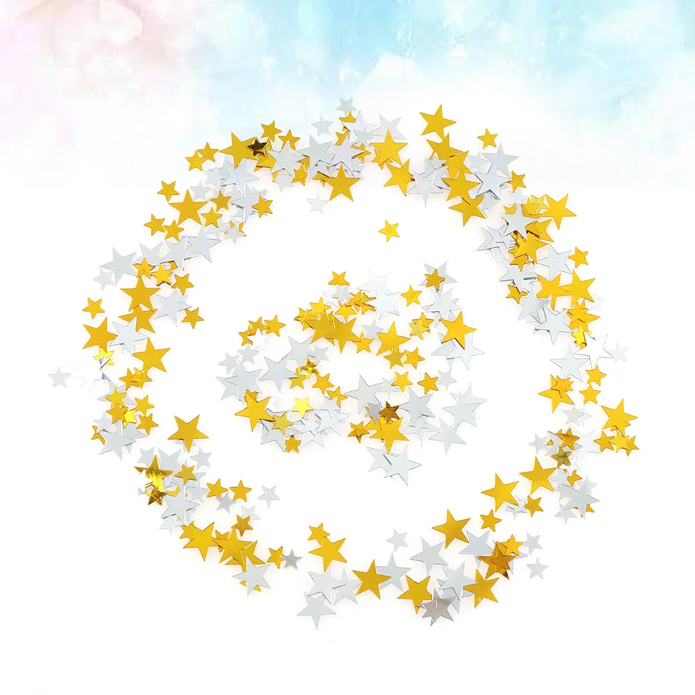 

1Pack Pentagram Confetti 6mm 10mm Mixed Colors Shiny Party Wedding Table Decorations Golden Silver Five-Pointed Star Confetti