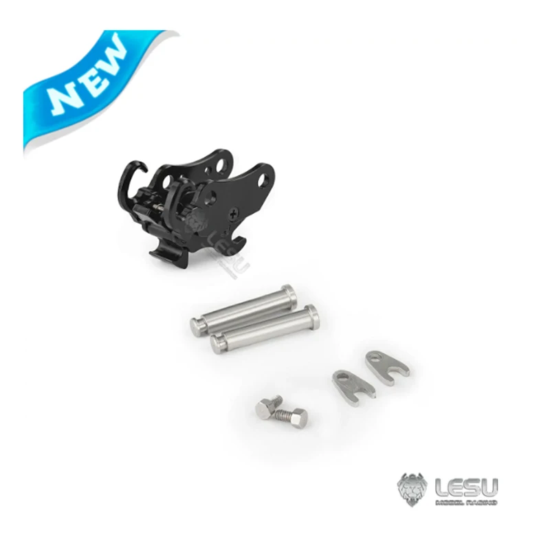 RC 1/14 Metall Manueller Schnellwechsler für Tamiya Hydraulikbagger Mini-Baggermodell für SCANIA MAN VOLVO LKW DIY-Teile – Detail 4