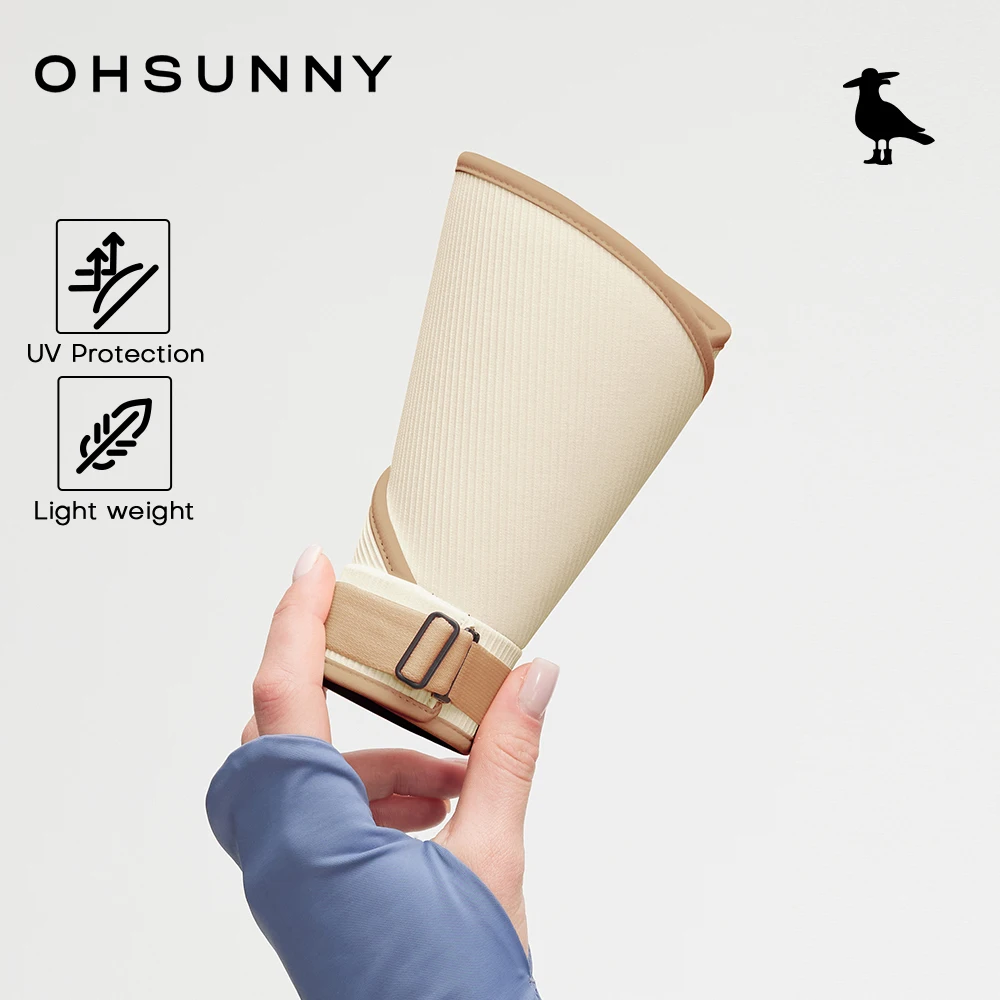 OhSunny Foldable Sun Visor Hat Roll Up Cap for Women,Outdoor Golf Tennis Portable Lightweight Sunhat 270° UV Protection UPF2000+