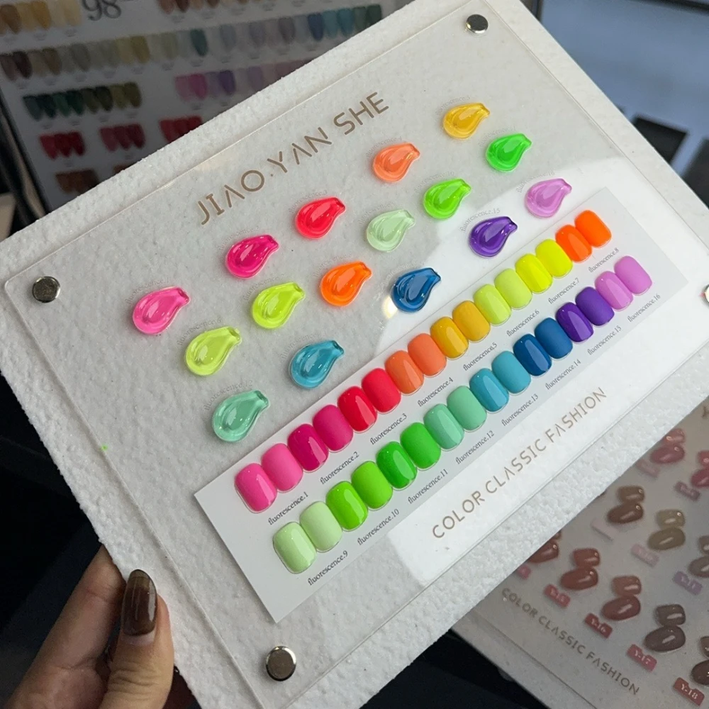 16 ألوان النيون جيل للأظافر البولندية سوبر رائع الصيف اللون مسمار مانيكير 12 مللي شبه دائم نقع قبالة UV LED جيل للأظافر الورنيش