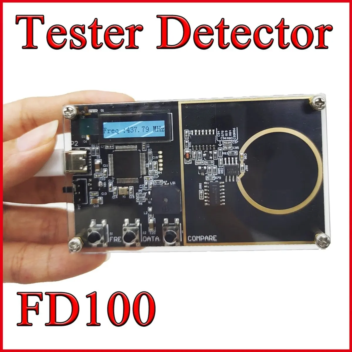 [حزمة القيمة] كاشف التردد جهاز التحكم عن بعد العالمي 200-900 ميجا هرتز جهاز إرسال البيانات مقارنة كاشف التحكم عن بعد