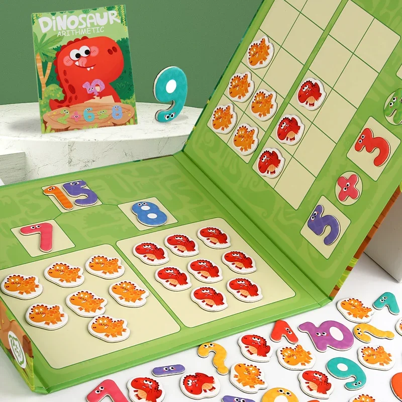 Kinderen Onderwijs Wiskunde Rekenen Magnetische Stickers Digitale Decompositie Rekenkundige Montessori Games Baby Vroeg Leren Speelgoed