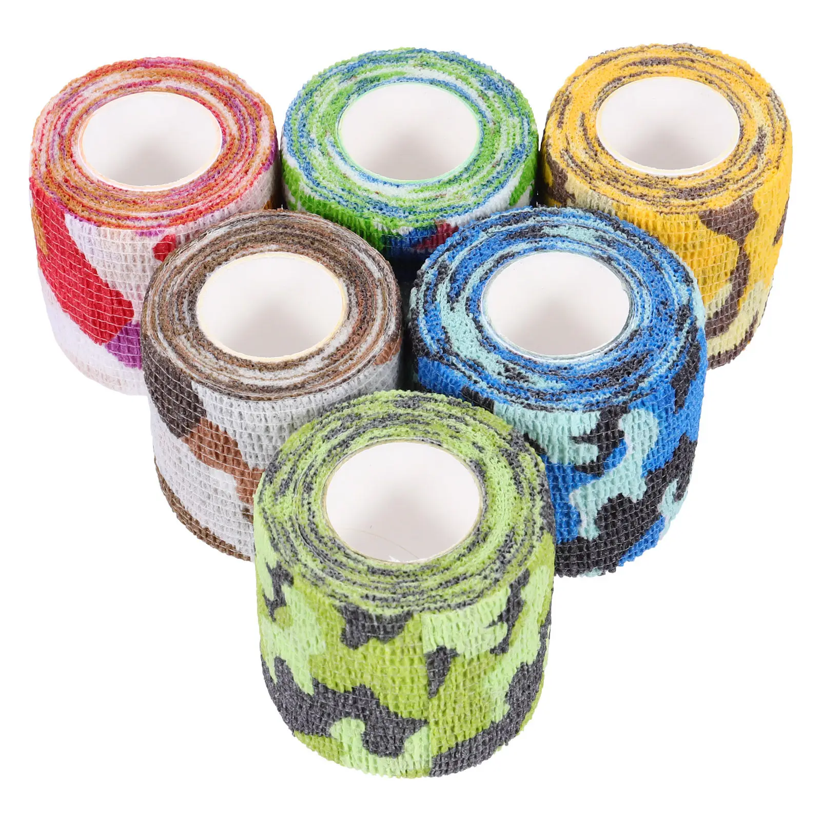 

6 шт. самоклеящихся эластичных бинтов из нетканого материала для пальцев и лодыжек, спортивная защитная компрессионная лента-фиксатор