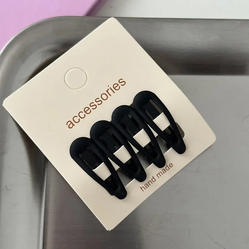 4 sztuk/zestaw słodkie słodkie kolorowe w kształcie kropli wody BB spinki do włosów dla dzieci nakrycia głowy dziewczyny piękne spinki do włosów DIY akcesoria do stylizacji włosów