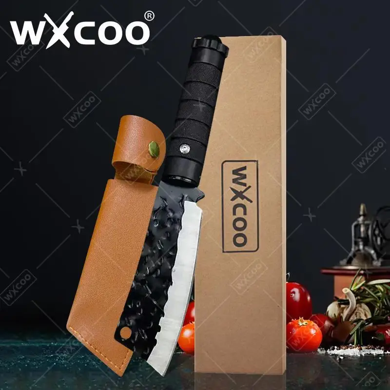 

WXCOO Многофункциональный нож для обвалки фруктов и овощей, измельчитель, кованый молотый кухонный нож, высокая твердость, острый нож для резки мяса