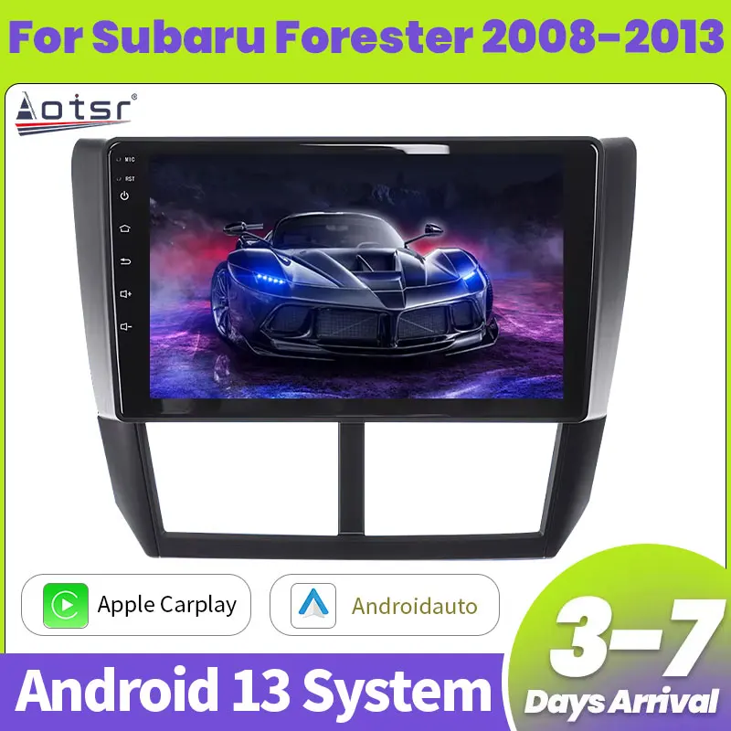 

Aotsr 9-дюймовый Android 13 4 + 64G для Subaru Forester 2008-2013 Автомобильный радиоприемник GPS-навигация Мультимедийный плеер Аудио Стерео