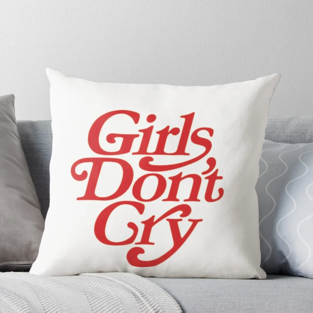 

Girls Don't Cry Throw Pillow Custom Cushion Photo Decorative Cushions Marble Cushion Cover Cushions Home Decor