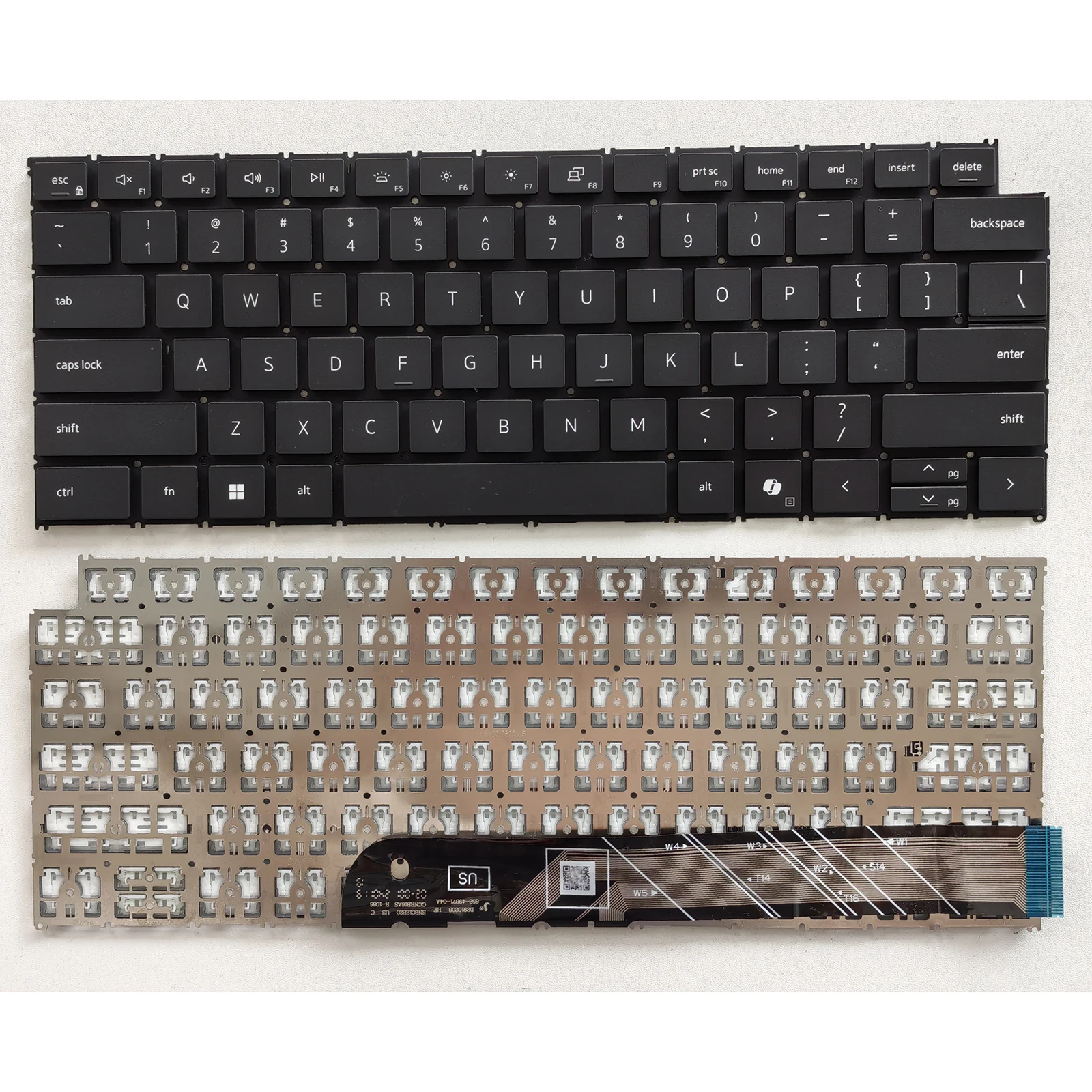 for Dell Inspiron 5440 5441 5445 7440 7441 7445 7460 AI US No Backlit Black Laptop Keyboard