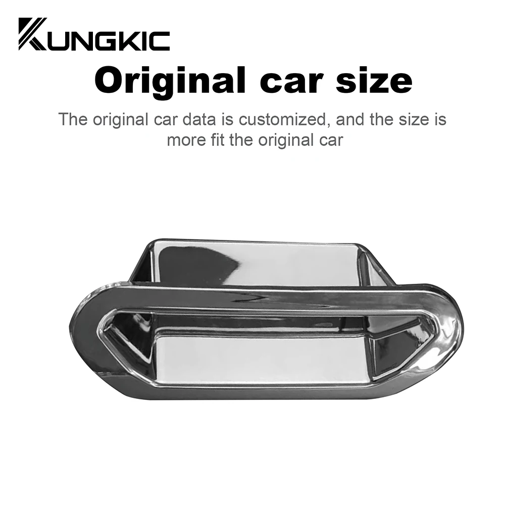 Rear Car Trunk Door Handle Bowl Cover For Ford Escape Kuga 2013 2014 2015 2016 2017 2018 2019 ABS Trim Bezel Styling Accessories view 2