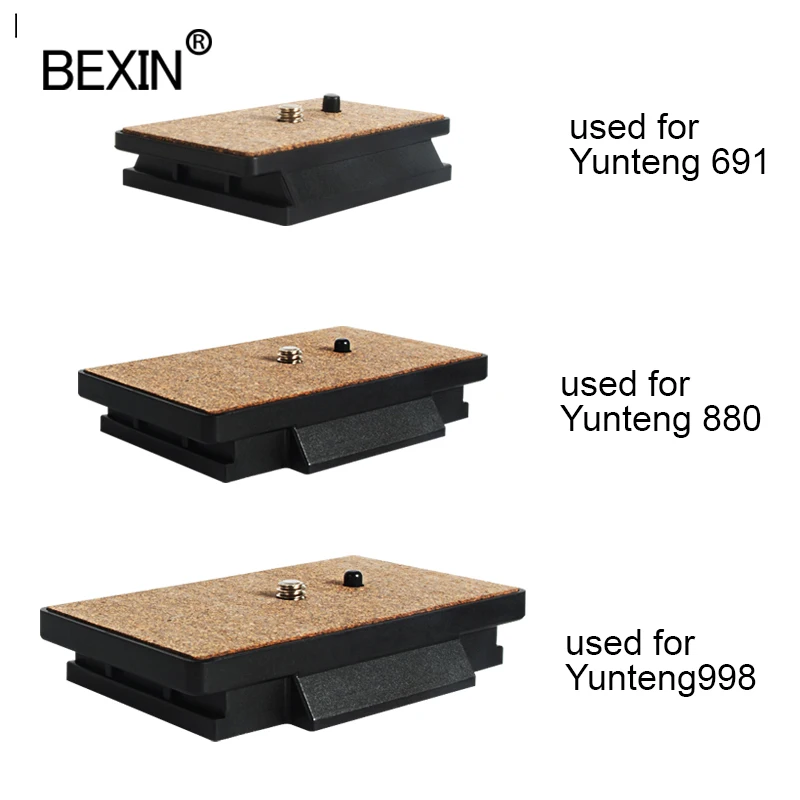 Dslr БЫСТРОРАЗЪЕМНАЯ пластина для Монтажная Опора пластина для камеры основная пластина для камеры Yunteng 998 880 691 штатив