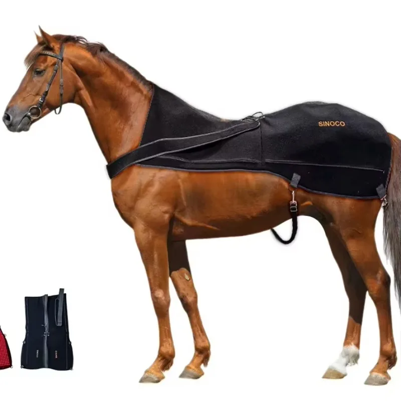 

Equestrian Red Light Therapy Pad Horse Rug Horse Red Light Equine Infrared Light Therapy Blanket Used for Back
