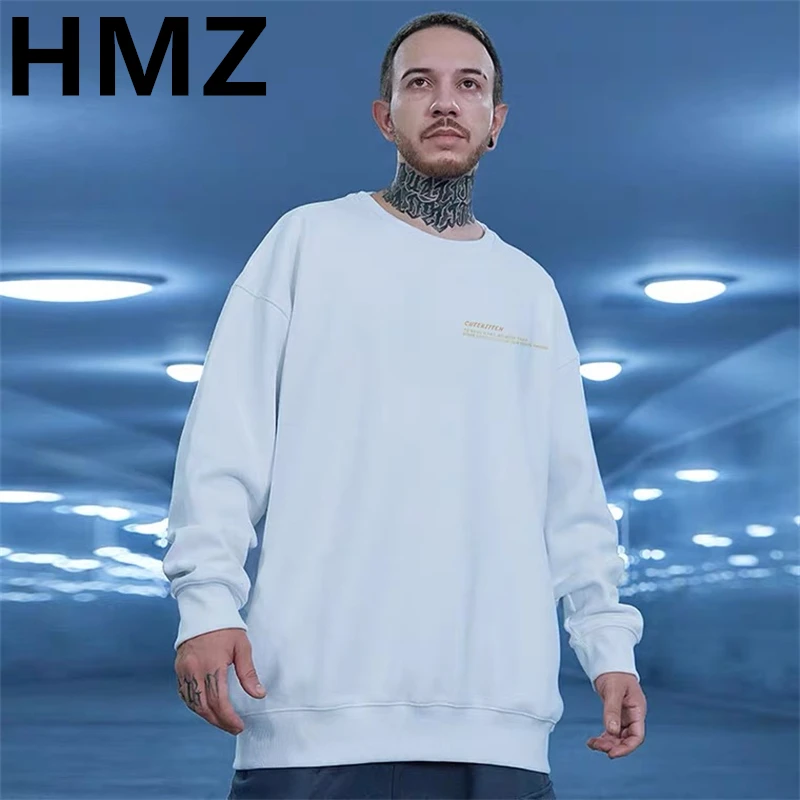 Hmz Herbst Harajuku Sweatshirts entworfen Katzen druck Streetwear Pullover Kleidung Männer Mode Langarm Sweatshirt lässig Männer Top