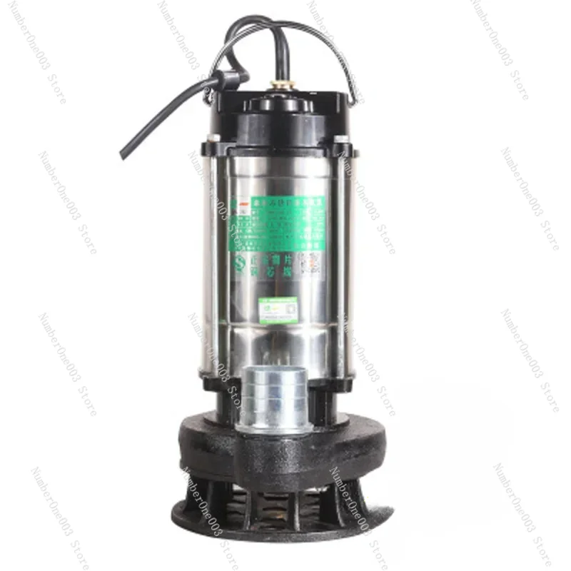 

220V Stainless Steel Submersible Pump Agricultural Pumping Garden Tools Underwater Sewage Self-priming Pump Drainage Lrrigation