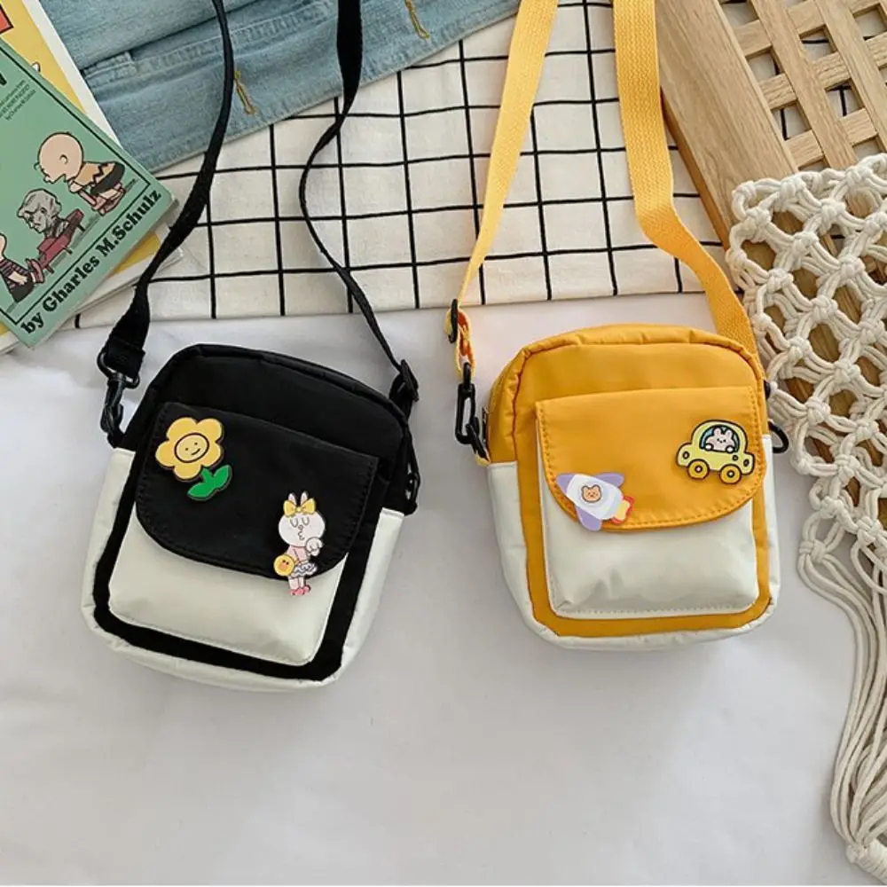 Girls Crossbody Purse Cute Crossbody Bag Nylon Little Purses Mini Shoulder Bags Wallets for Girls