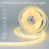 COB Light Strip DC 12V 24V High Density Flexible Diode Strip 3000K 4500K 6500K 1-10 meters Bedroom Kitchen DIY Decorative Lights