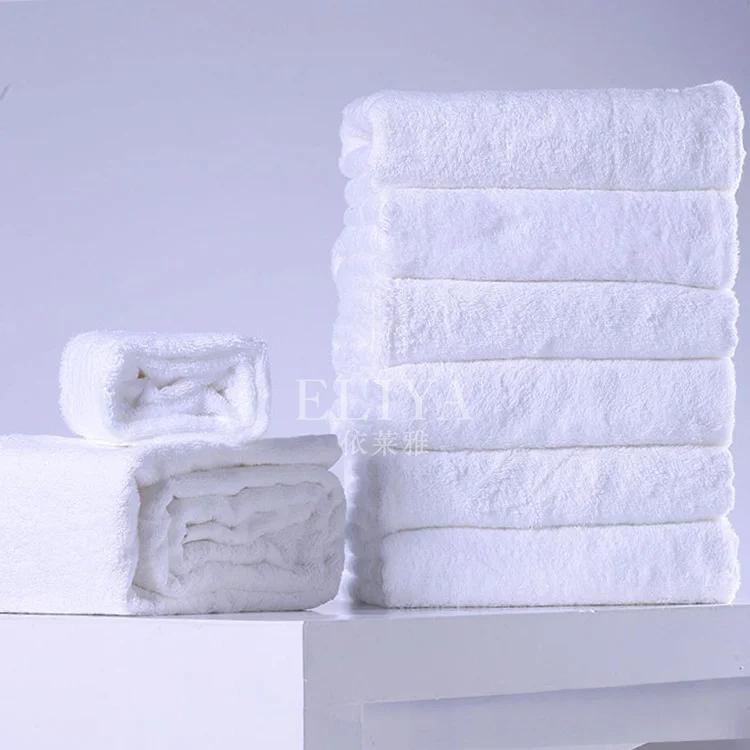 Five star hotel Xinjiang long staple cotton towel bath towel home stay beauty salon white absorbent towel