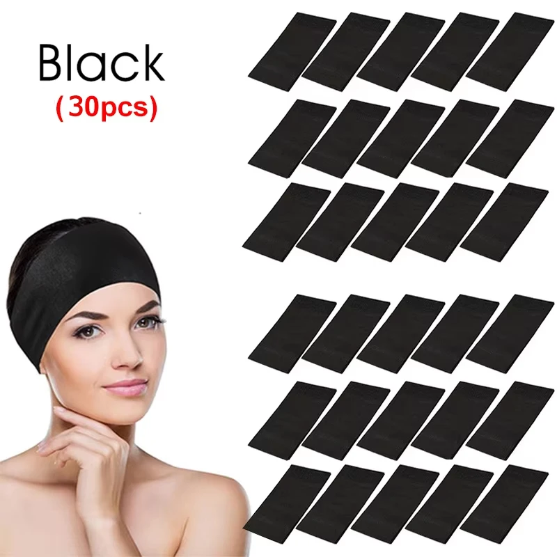 100/50/30 Stück Einweg-Spa-Gesichtsstirnbänder, Vliesstoff, weiche Hautpflege-Headwraps für Frauen, Salons, Schönheit, Kosmetikerin, Zubehör