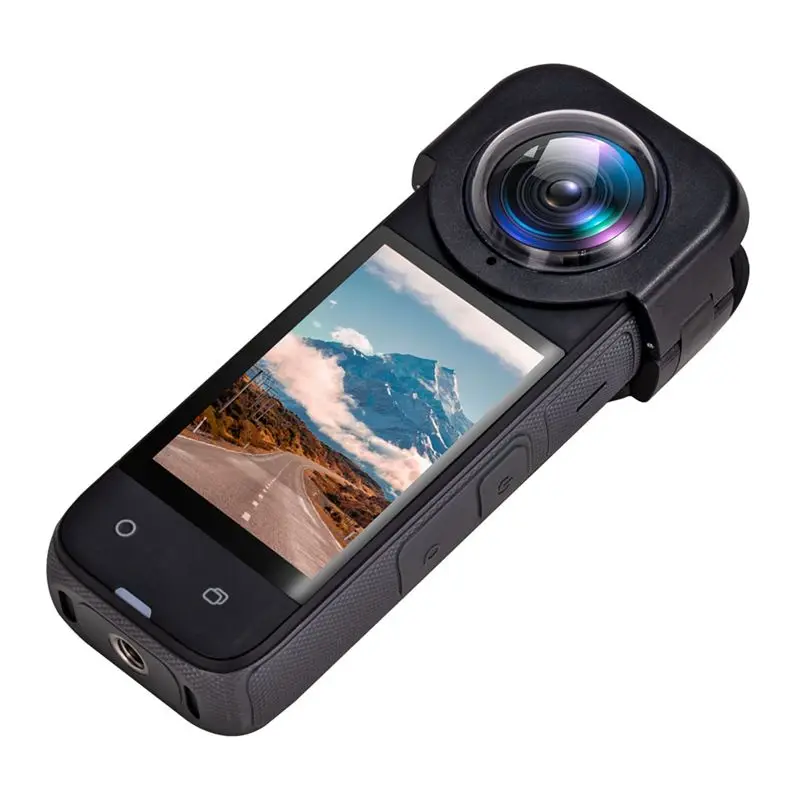 AEF7-Optical Tempered Glass Protection Lens For  X4 Lens Guard Protective Cover Action Cameras Accessories