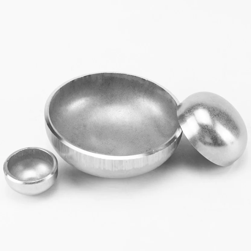 1.5mm Thick 19 25 32 38 45 51 57 63 76 89 102 108mm OD Tube End Cap 304 Stainless Steel Blind Head Pipe Fitting Industrial Use