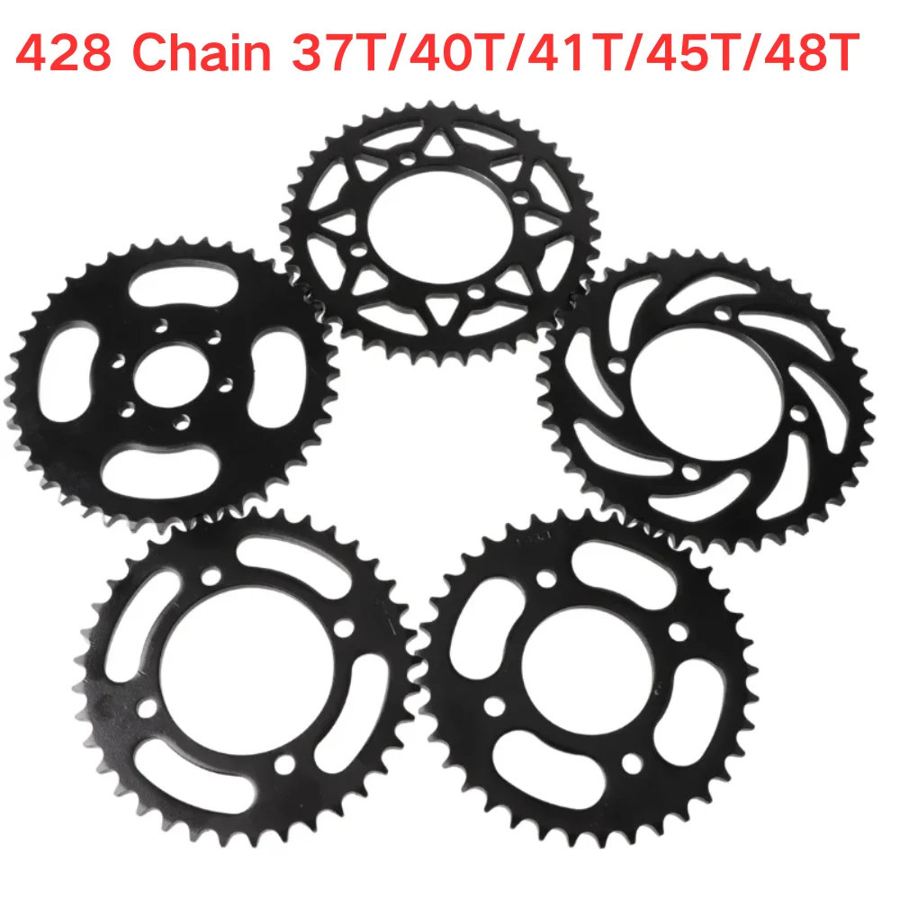 428 Link 37T/40T/41T/45T/48T Motorbike Back Sprocket for 70CC 90CC 110CC 125CC 140cc 250CC Pit Dirt Cycle ATV Quad Motorcycles