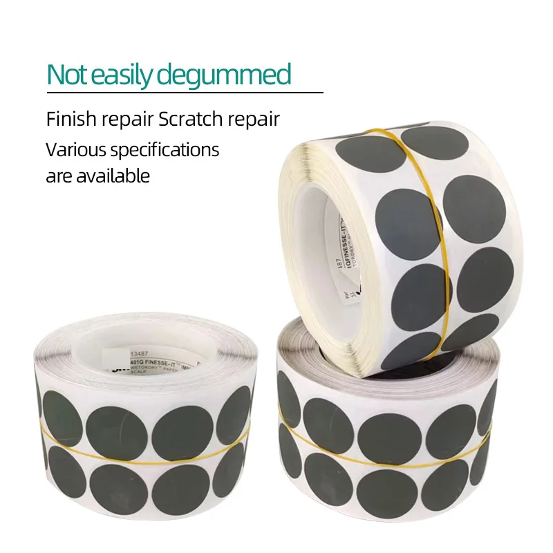 1 inch point grinding adhesive round sandpaper 1000 mesh 1200 mesh 1500 mesh 2000 mesh 2500 mesh