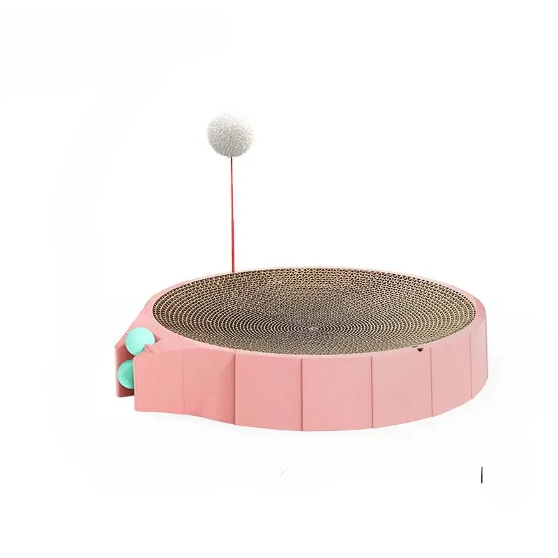 

Cat scratch board cat nest integrated wear-resistant scratch-resistant round extra-large corrugated cardboard basin cat toy