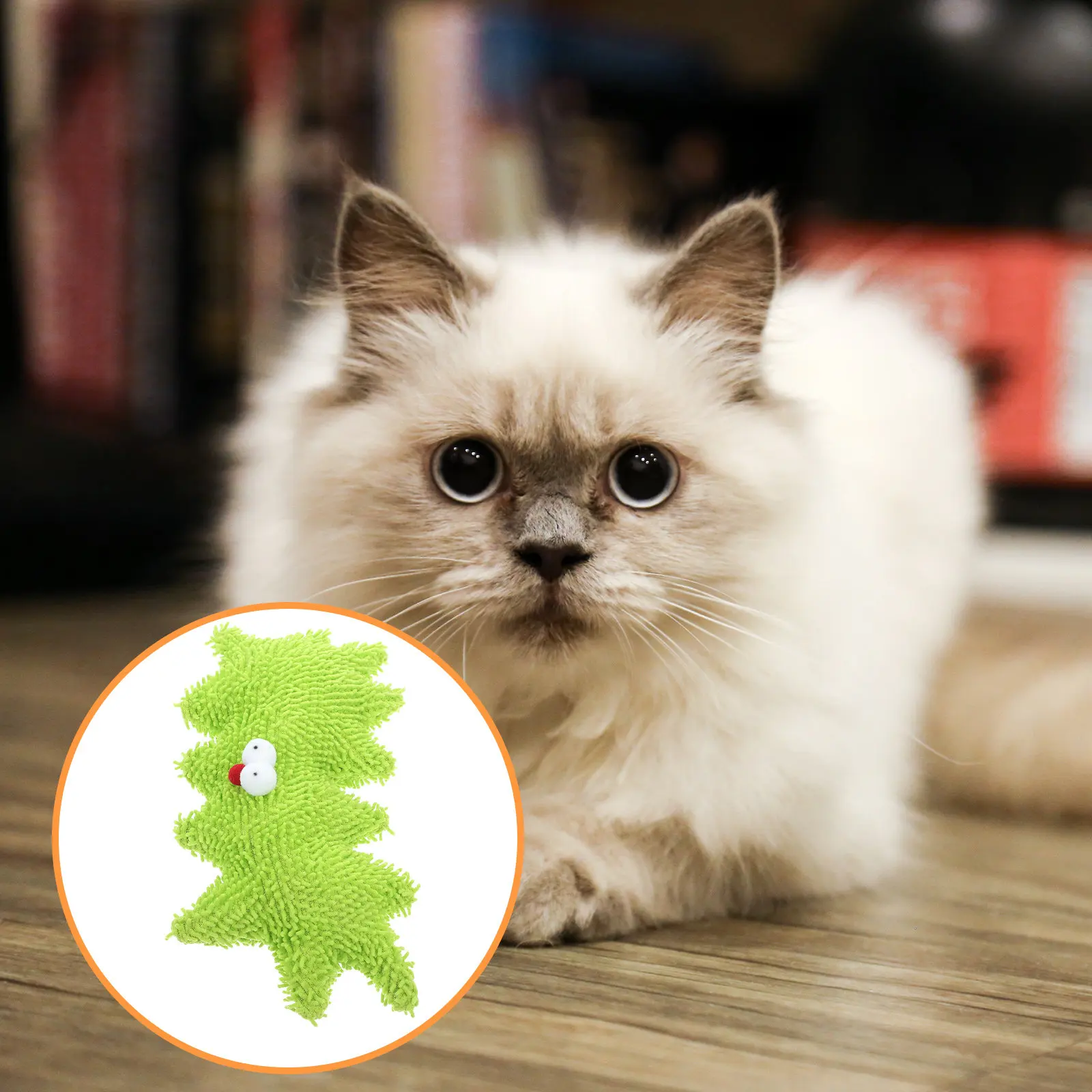 

Chew Toys for Indoor Cats Play Pillow Entertaining Chewing Boredom Kittens Playful