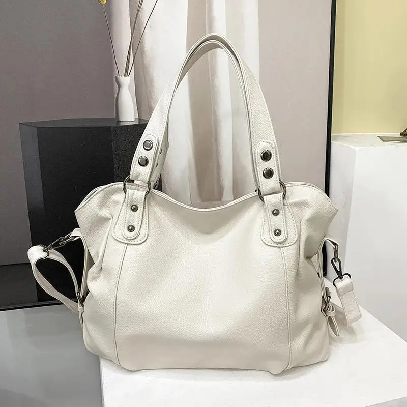 CGCBAG Designer Luxury Brand Women Tote Bag Lage Capacity Shoulder Bag High Quality PU Leather Messenger Bag Female Handbags