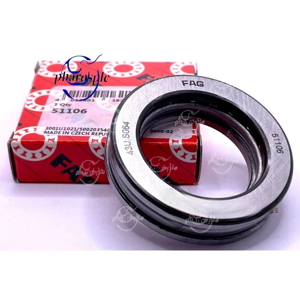 

FAG 51106 Thrust Ball Bearing 30x47x11 30mm ID x 47mm OD x 11mm Wide