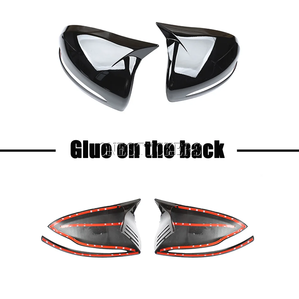 Car Accessories Rearview Mirror Cover Caps Trim For Mercedes Benz B C E S GLA GLB GLC Class W247 W205 W213 W222 X253 X247 H247