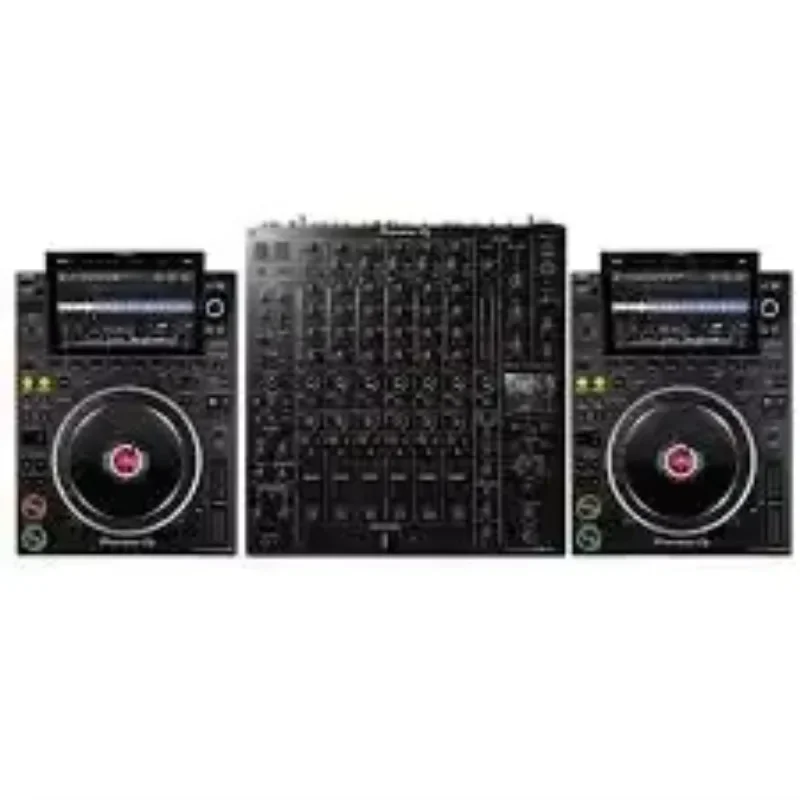 

100% Hot Deal: Pioneer CDJ-3000 Pair + DJM-V10 DJ Controller Mixer Bundle - Professional Setup