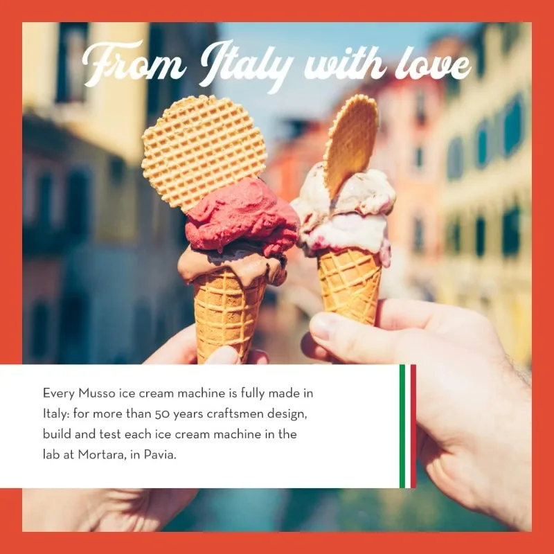 ماكينة صنع الآيس كريم Lello 4080 Musso Lussino سعة 1.5 لتر، ستانلس - 110/120 فولت 60 هرتز #5